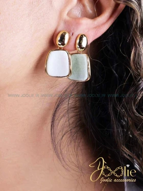 گوشواره زنانه طلا مخمل کد E1152