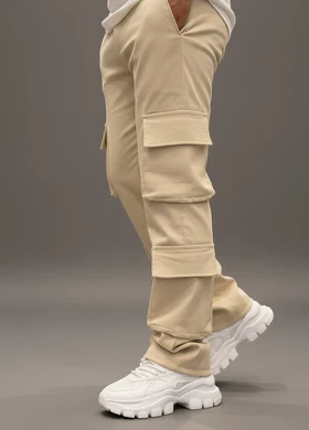 شلوار بنگال کارگو مردانه مدل HAMED-کرم