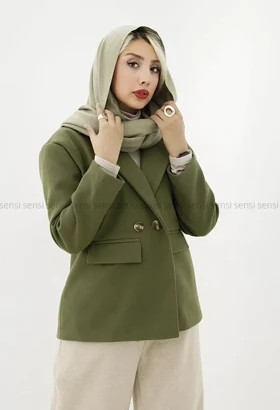 کت فوتر باکسی تک دکمه کد1004776