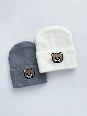 کلاه بافت زمستانی طرح خرس