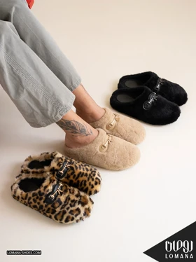 اسلیپر پشمی هاله لومانا - کد 2596