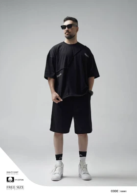 ست تیشرت لش و شلوارک مردانه/کد:100901