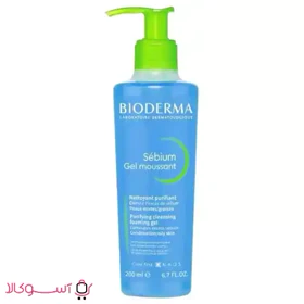 ژل شستشو بایودرما مناسب پوست چرب و مختلط حجم 200 میل