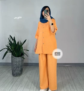 ست مانتو و شلوار آذر 1(ایراد دار)