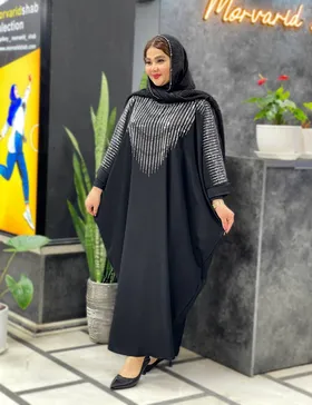 پیراهن عبایی ضحا کد : S285