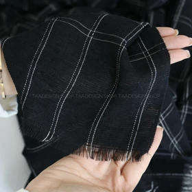 شال مخمل پاییزی مدل بلک رز