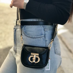 کیف زنانه مینی بگ ورنی وارداتی Dior کد 1055