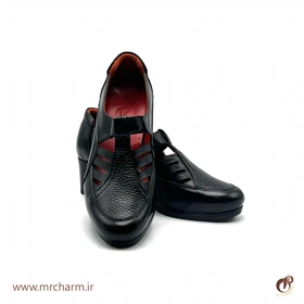 کفش چرم زنانه راحتی mr2118-26