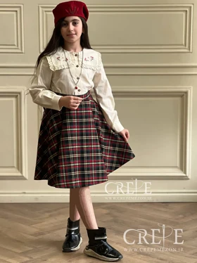 دامن کلوش کشمیر