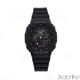 ساعت جی شاک GMA-S2100 زنانه تمام مشکی صفحه آبرنگی 106405