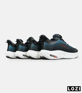 کفش کتانی مشکی آبی HOKA