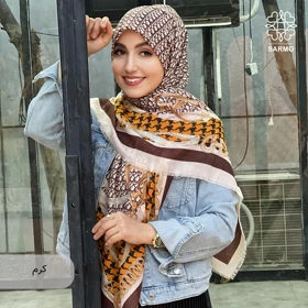 روسری نخ پنبه دیور پیچازی