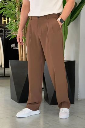 شلوار پارچه ای بگ کمر ایتالیایی