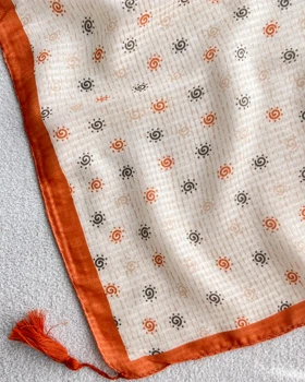 شال میکس نارنجی اسمارتیزی 4456