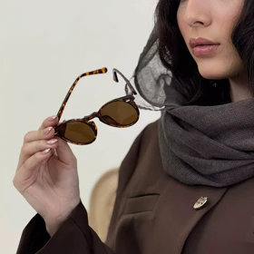 عینک آفتابی زنانه فریم طرحدار