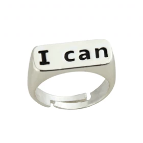 انگشتر زنانه مدل i can