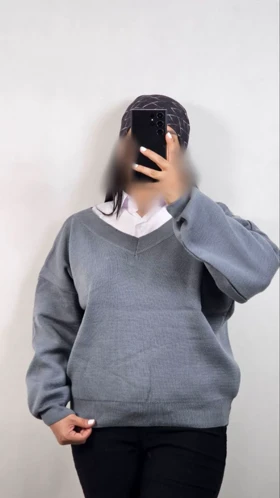 بلور بافت ساده یقه هفت کد 40175