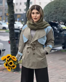 بارانی آستردار کتان زارا