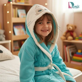 حوله کودک طرح السا مو بلند آبی