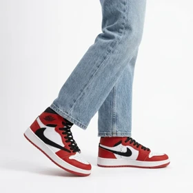 کفش اسپرت زنانه ساق بلند نایک مدل Air Jordan 1 مدل 0725