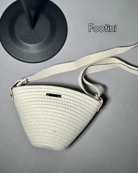 کیف زنانه حصیری گلدونی 037 PRS