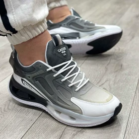 کفش و کتانی مردانه مدل نایک NIKE رنگ مشکی و طوسی