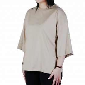 تیشرت زنانه لانگ ساده