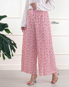 شلوار پلیسه طرحدار لیلای