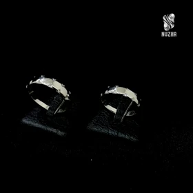 حلقه ست نقره زنانه ومردانه کدhs1011
