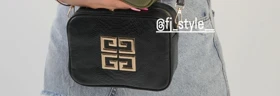 کیف دخترانه جیوانچی مدل نرمین d115 مشکی شیک و کاربردی روزمره چرم صنعتی