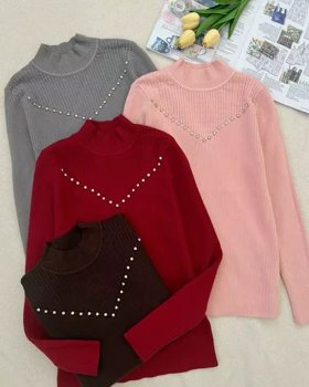 پلیور بافت یقه نگین کد 5311