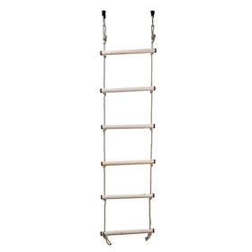 نردبان طنابی چوبی کودک تن‌زیب