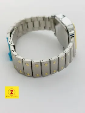 ساعت مردانه کارتیر مربعی دو رنگ