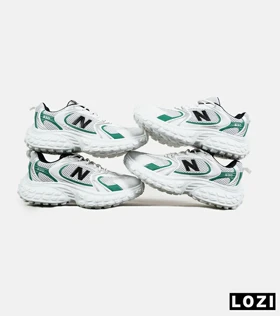کفش کتانی مردانه و زنانه سفید سبز NEW BALANCE 530 V02