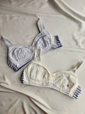 سوتین نخی ابرنازک بدون فنر دخترانه کد: 910111