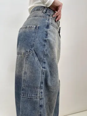 شلوار جین زنانه مام استایل بالنی مکس