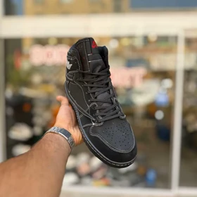 کتانی جردن 1 مشکی فانتوم کد 6624