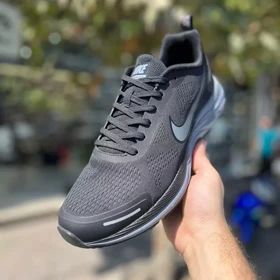 کفش راحتی مردانه و زنانه نایک وینفلو Winflo 9X کیفیت بی نظیر مشکی زیر طوسی