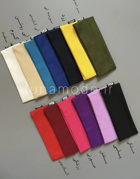 هد بند زنانه کشی ساده رنگی