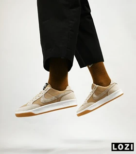 کفش کتانی زنانه و مردانه کرم قهوه ای NIKE SB