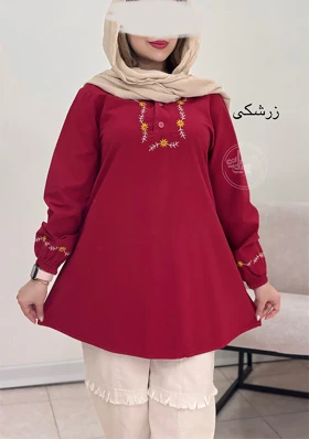 مانتو گلدوزی آیسل