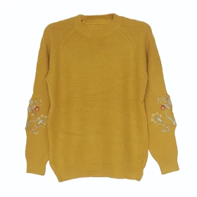 بلوز بافت زنانه گلدوزی شده وارداتی