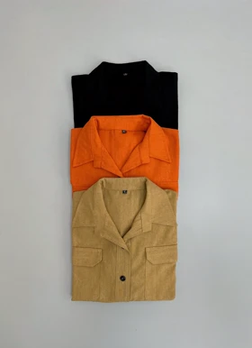 شومیز مانتویی لینن کد 2811