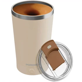 ماگ همزن دار شارژی پرودو Porodo مدل PDSSMHQ168BL ظرفیت 400 میلی لیتر (کرم)