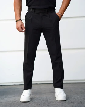 شلوار پارچه‌ای مردانه کمر انگلیسی