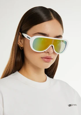 عینک آفتابی دی فرانکلین مدل D.franklin Ajax Matt White / Gold Revo