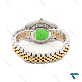 ساعت مردانه رولکس دورنگ طلایی صفحه سفید مهندسی Rolex-6300-G