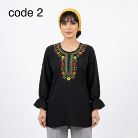 شومیز صوفیا گلدوزی مدل حوریا علیدسا (کد 2)
