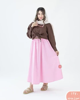 دامن لینن رنگی 1270