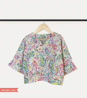 بلوز طرح بته جقه